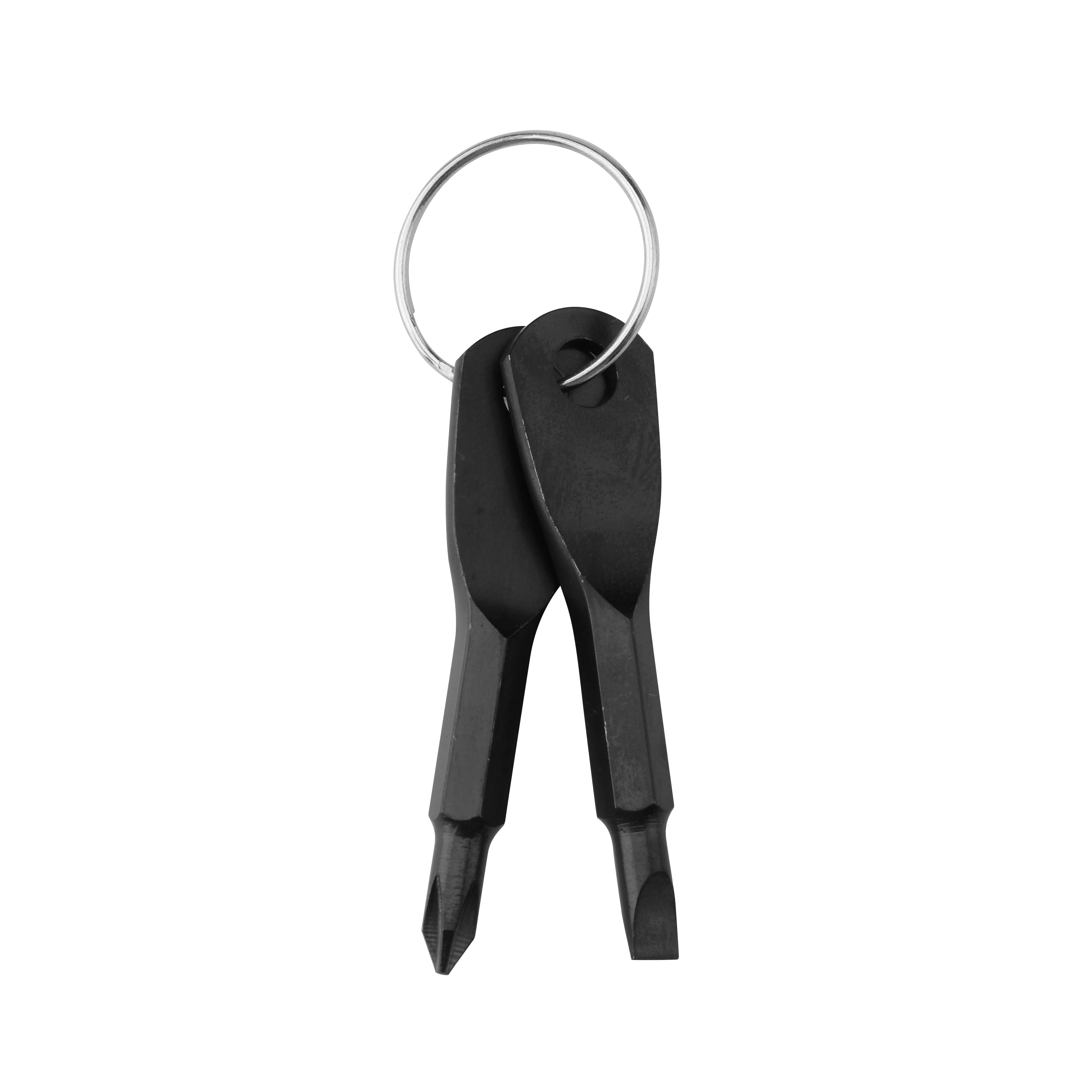 CT-8048 Function Multipurpose Utility Mini Keychain Tools 2PCS Outdoor Screwdrivers