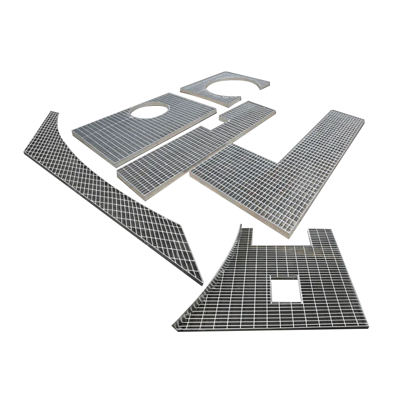 Custom Galvanized Steel Grate Metal Grating Outdoor Walkway Bridge Solution with Graphic Design Capability