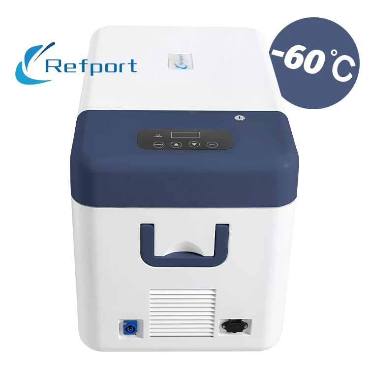 Refport portable ultra low temperature freezer -60 degree medical storage and transport