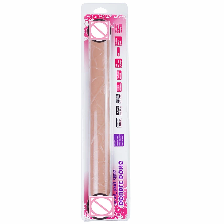 high quality bendable wholesale price adults female masturbation flexible simulation double-headed manual penis dildo toys