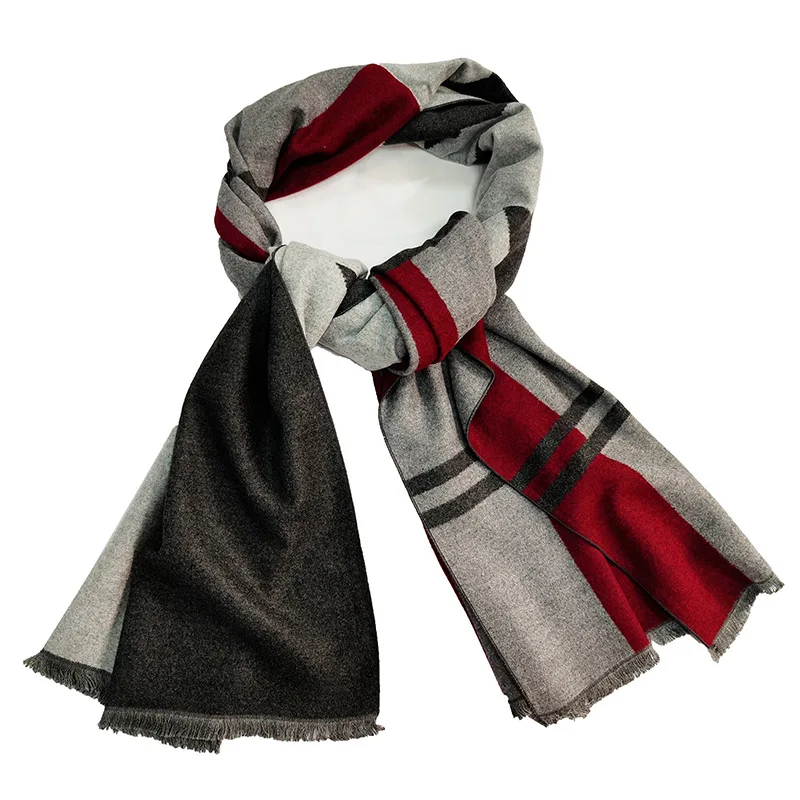 hot bamboo fiber scarf for men and women autumn and winter warm  cashmere scarf bib manufacturers wholesale