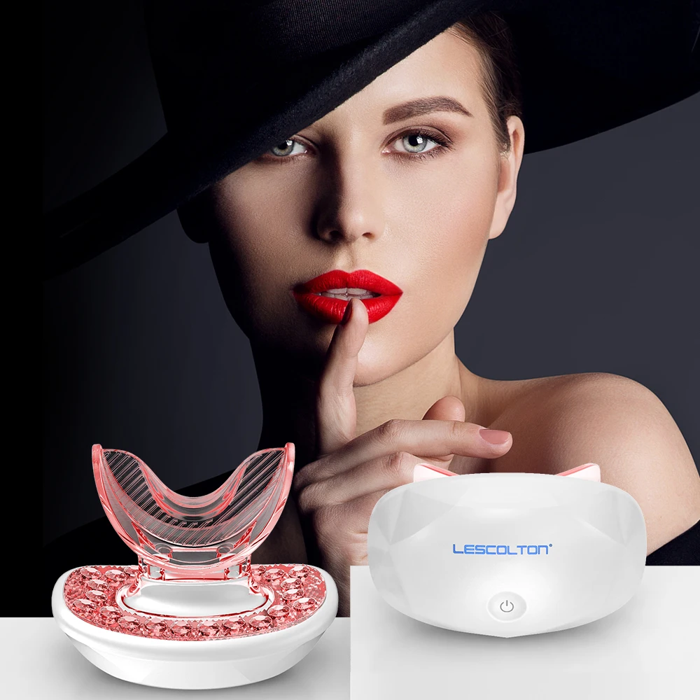 Skin Rejuvenation Red Light Therapy Device For Lip Care Lip Plumper Tools