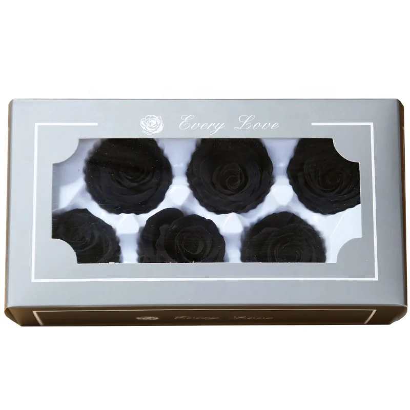 
A Grade Best Quality 5-6CM Rose Head Fresh Preserved Forever Eternal Roses With Low Price 