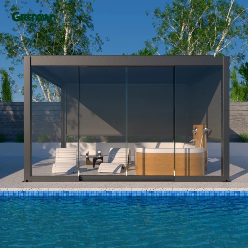 Sale3x3 3x4 4x4 3x6 4x6 6x3 6x4m Oem Outdoor Aluminium Pergola