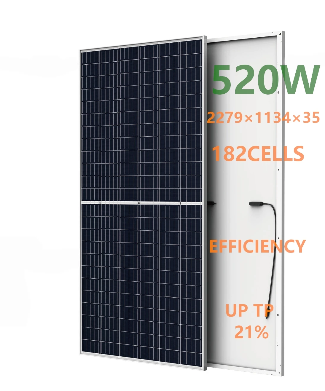 China Top 3 Free Shipping Solar Panel 600w 144cells Mbb High Efficiency