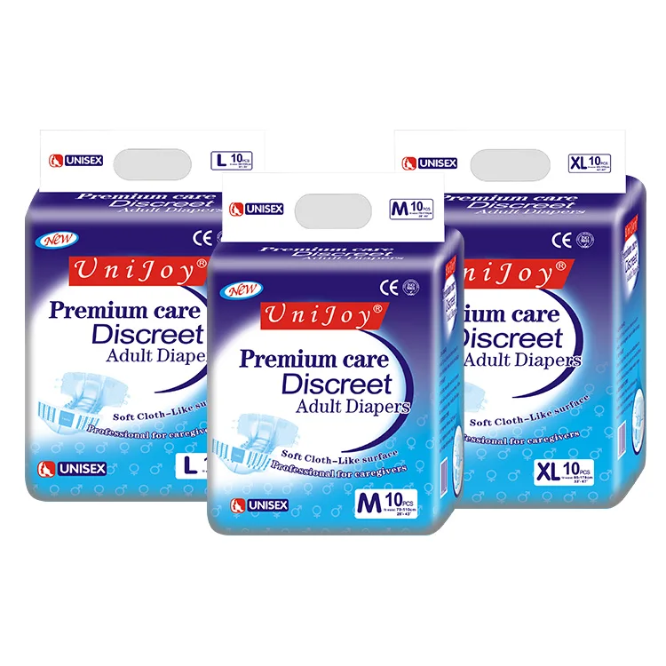 High Quality Printed Disposable Adult Baby Diaper Ultra Thick Adult Diaper Manufacture