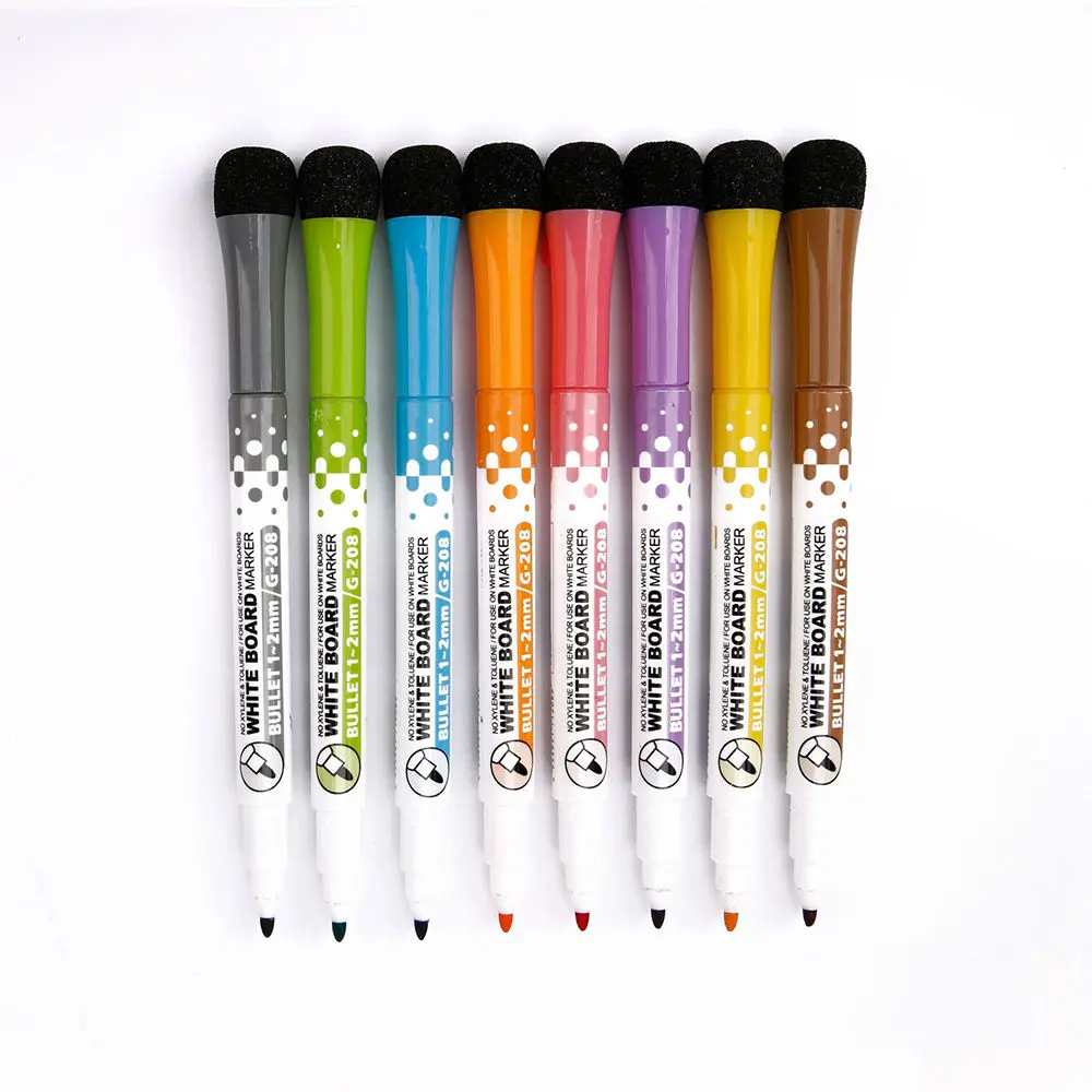 High Quality Colorful Hot Sale Customization Dry Erase Marker Pen Whiteboard Markers with Eraser