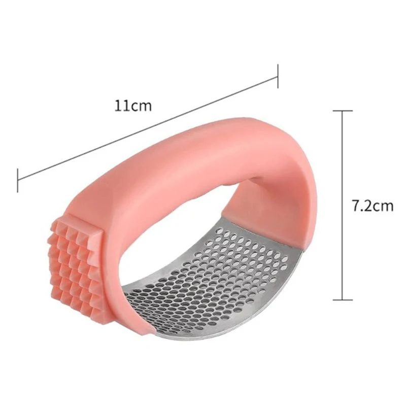 RAYBIN 2 In 1 high quality Manual Stainless Steel Meat Tenderizer crusher Loosener Garlic Press