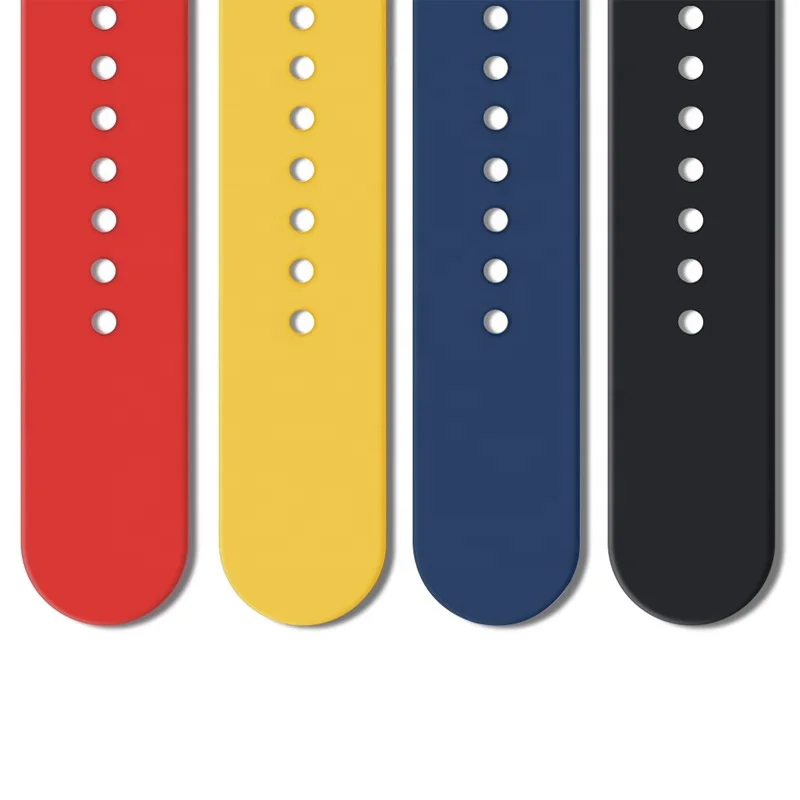 Factory Wholesale skin touch silicone strap smartwatch Band for apple watch series 4 strap