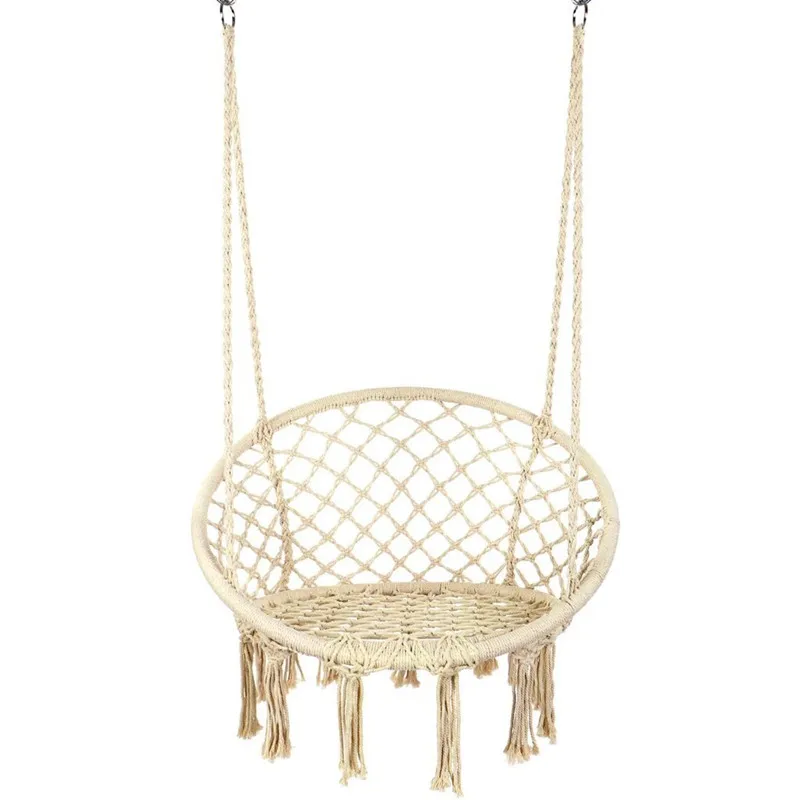 Boho Style Hand-woven Net Buy Swing Chair