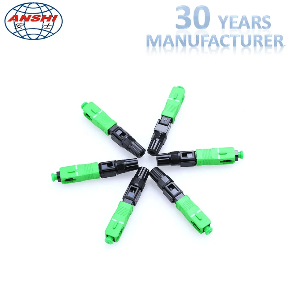 ANSHI Fiber Optic SC/PC Quick FAST CONNECTOR