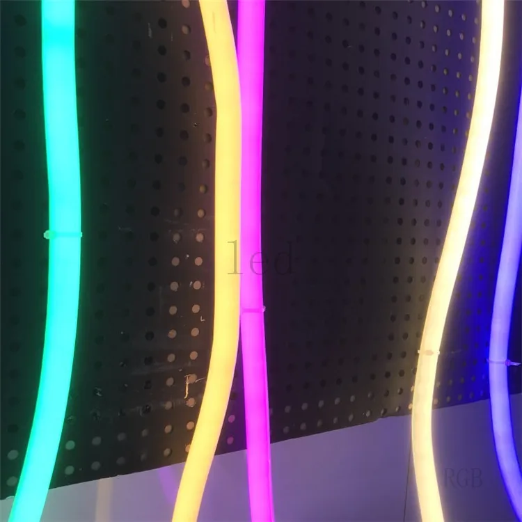 Водонепроницаемый световой диммер 110 В 220 Rgb пульт дистанционного управления 2 5 см за срез wSmd 2835 Светодиодный гибкий неон для комнаты