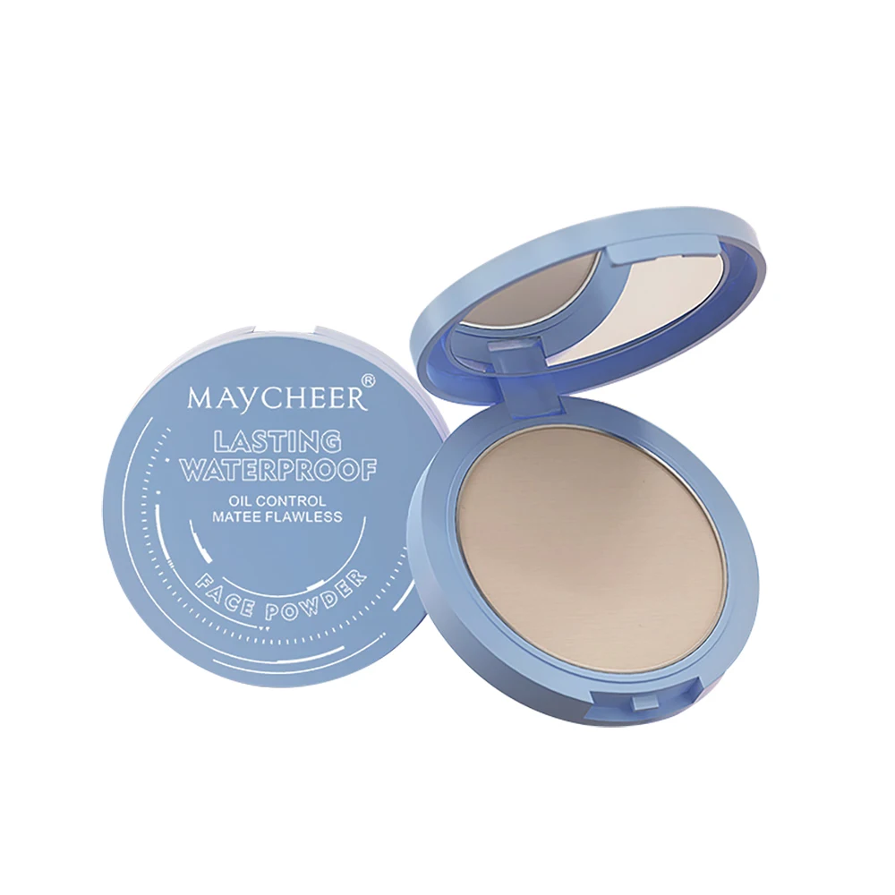 Maycheer Pressed Powder Palette in Stock Cosmetic Hot Sale Long Lasting Waterproof Oil-control Matte Compact Face Powder