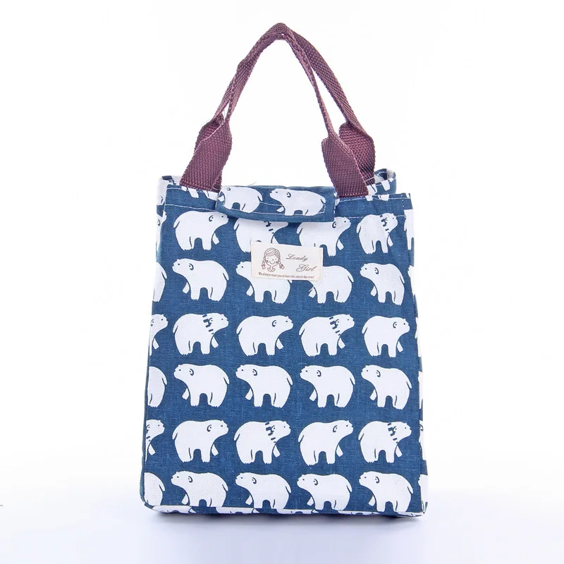 New Insulation Bag Thicken Bento Waterproof Lunch Box Student Tote Bag cooler bag