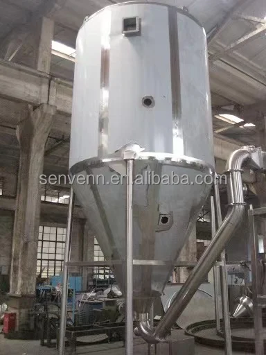 Gelatin and arabic gum powder industrial spray dryer from SenVen