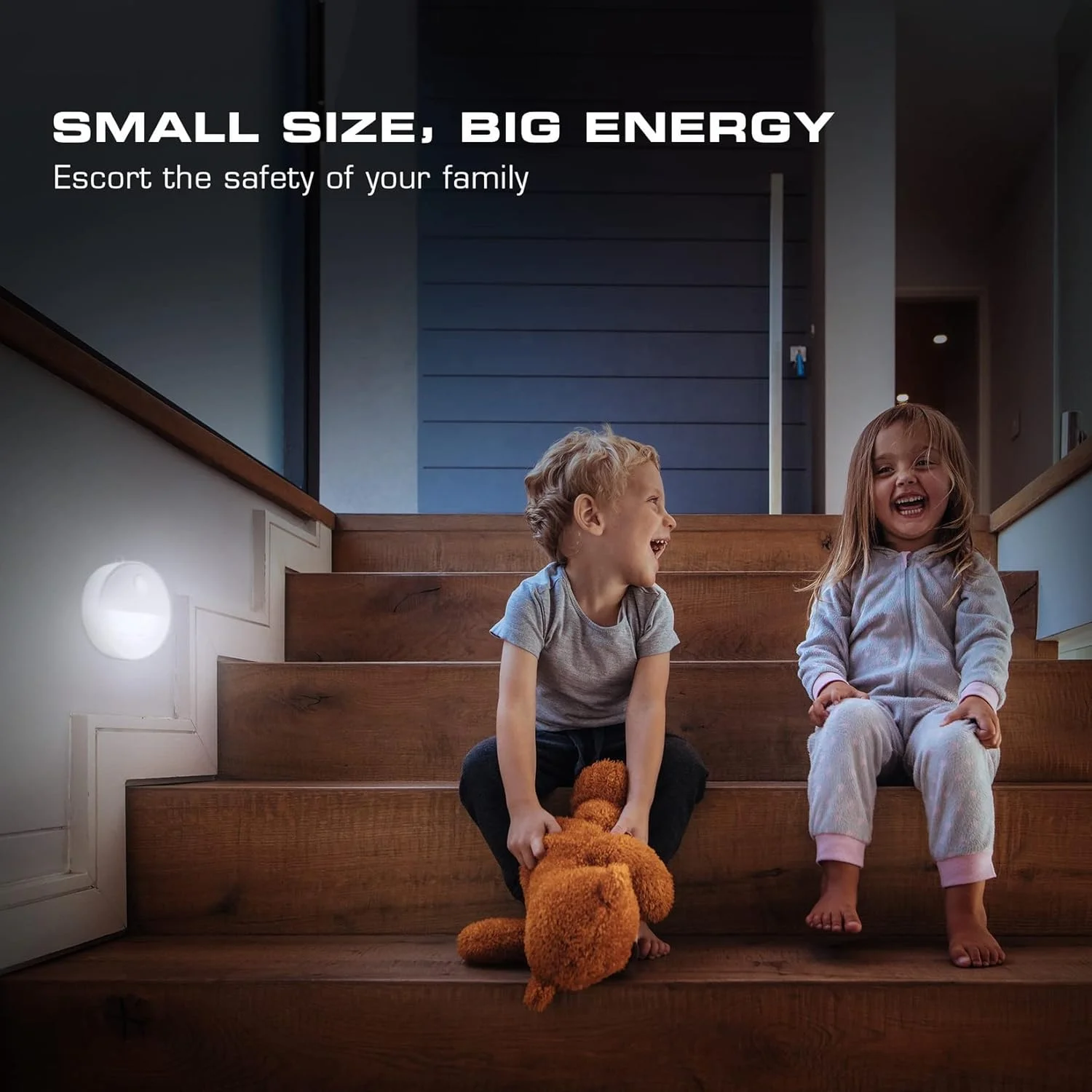 LED Motion Sensor Night Lights, Automatically On & Off, Cool White Motion Activated light for Kitchen, Bathroom, Stairs, Bedroom