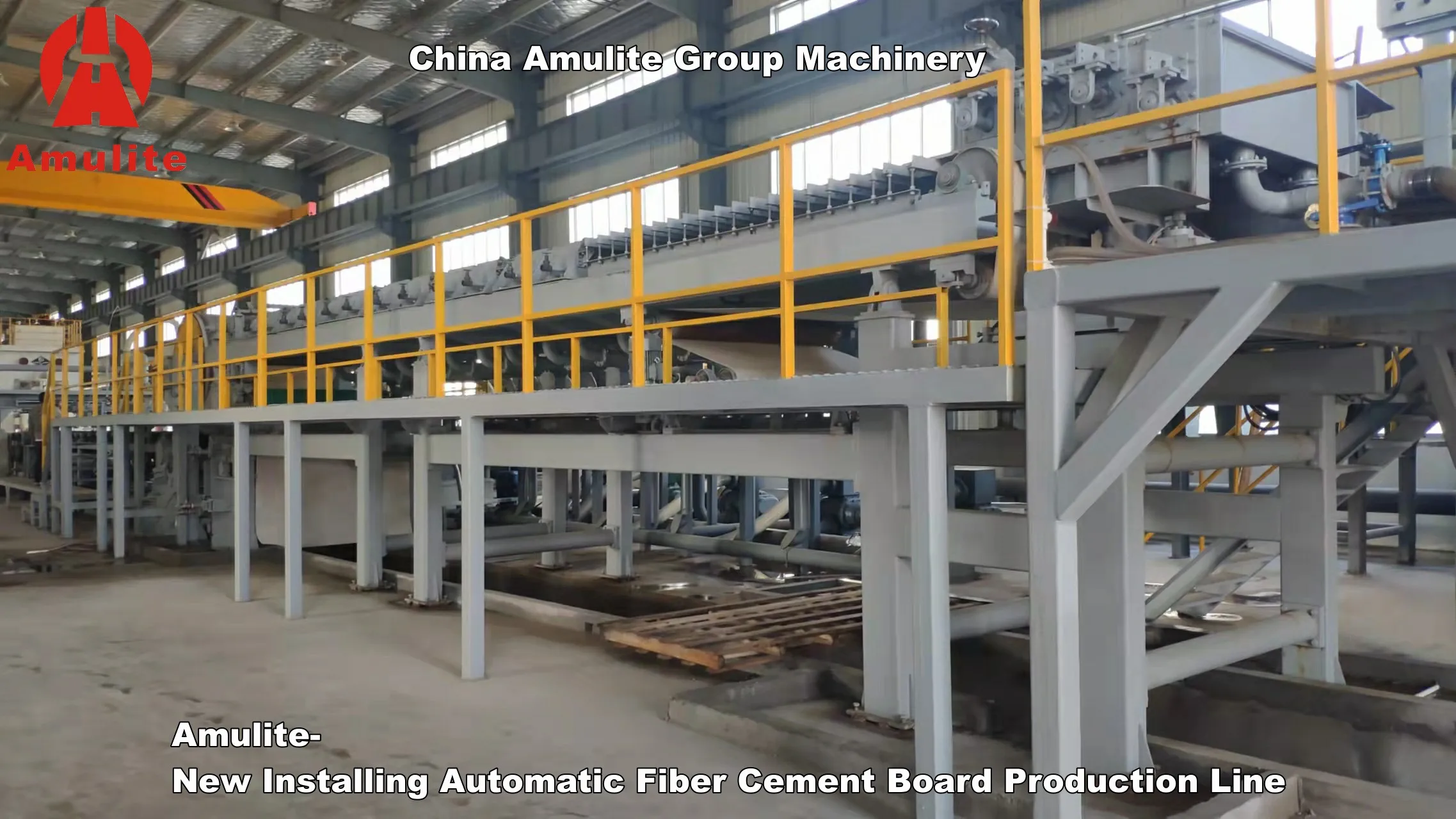 China Stacking Vacuum Lifting Vacuum Machinery Calcium Silicate Fiber Cement Board Production Line Plant Machine