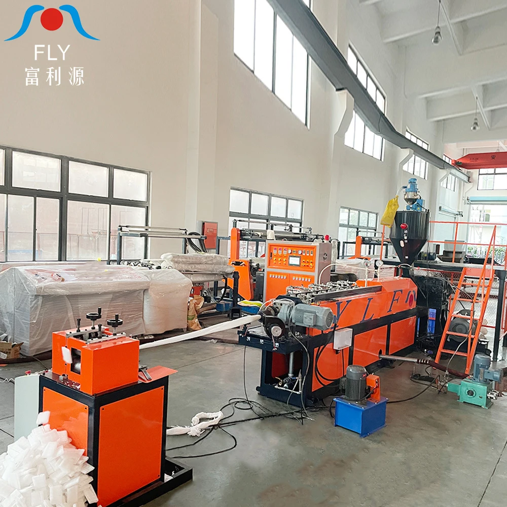 FLY epe pe polystyrene foam net sheet film extruder extrusion production line making machine