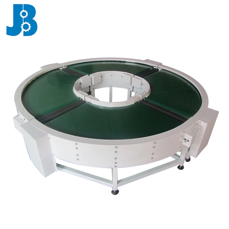 OEM пользовательские ПВХ Поворотная кривая ленточный конвейер для экспресс