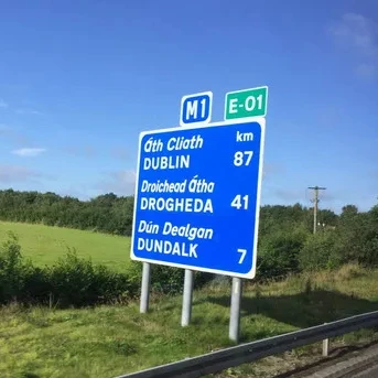 Street And Roundabout Sign One Lane Ahead Signs Reflective Traffic Road Sign For Sale Near Me Novelty