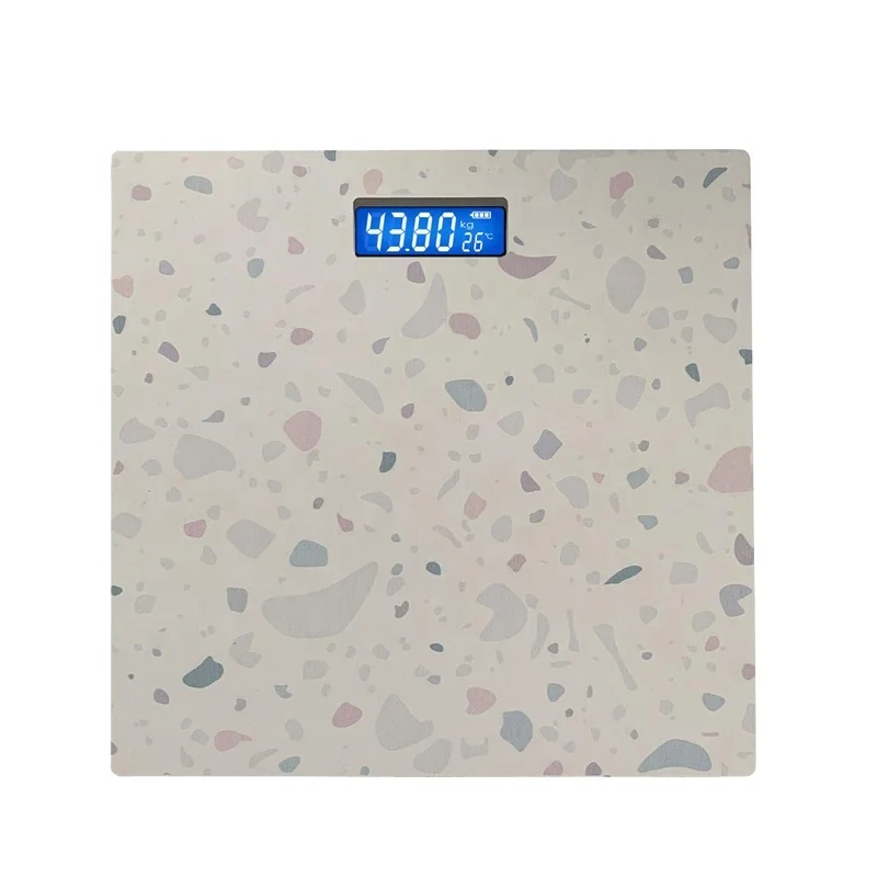 New Bathroom Innovative Idea Unique Diatomite Platform Digital Bathroom Scale