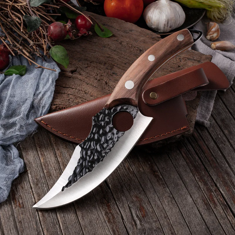 
Handmade 6 Inch Boning Knife Cutting Meat Stainless Steel Butcher Knife 