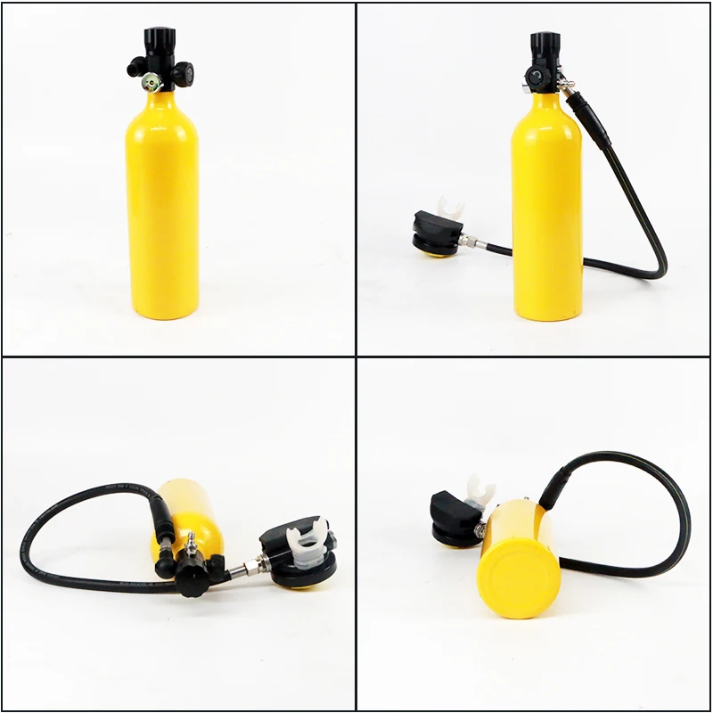 Oxygen Cylinder Scuba Tank with Mask Diving Equipment Professional Underwater Breath Equipment Set