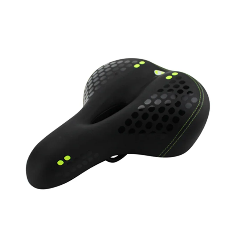 2022 New  High Quality  Big Comfortable Bicycle Seat Mountain Bike Seat With Warning Lights For Sale
