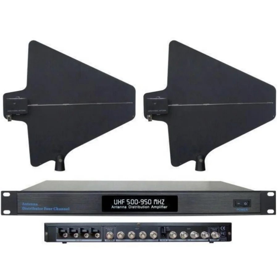 UHF профессиональный беспроводной микрофонный усилитель сигнала для головных убор и Система микрофона с воротником