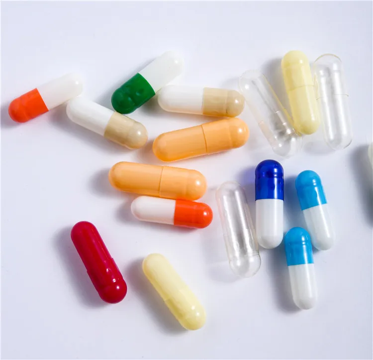 Customize Printed Size 00 0 1 2 3 4# Empty Capsule Supplier Gelatin HPMC Label Printed Empty Capsule in Bulk