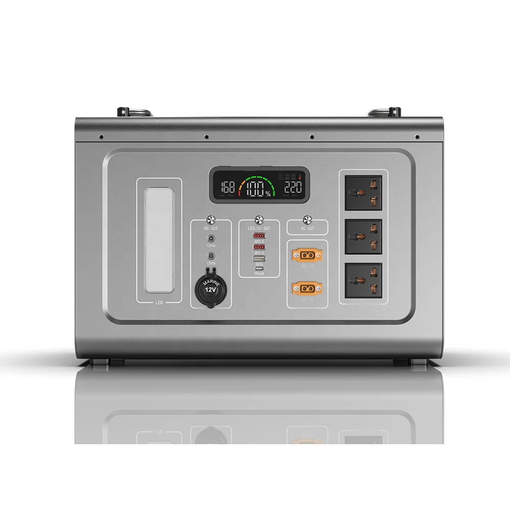 Sharmeal Power Supply Flashfish 1800W Solar Generator  Charging Battery Bank Professional Portable Power Stations for Home