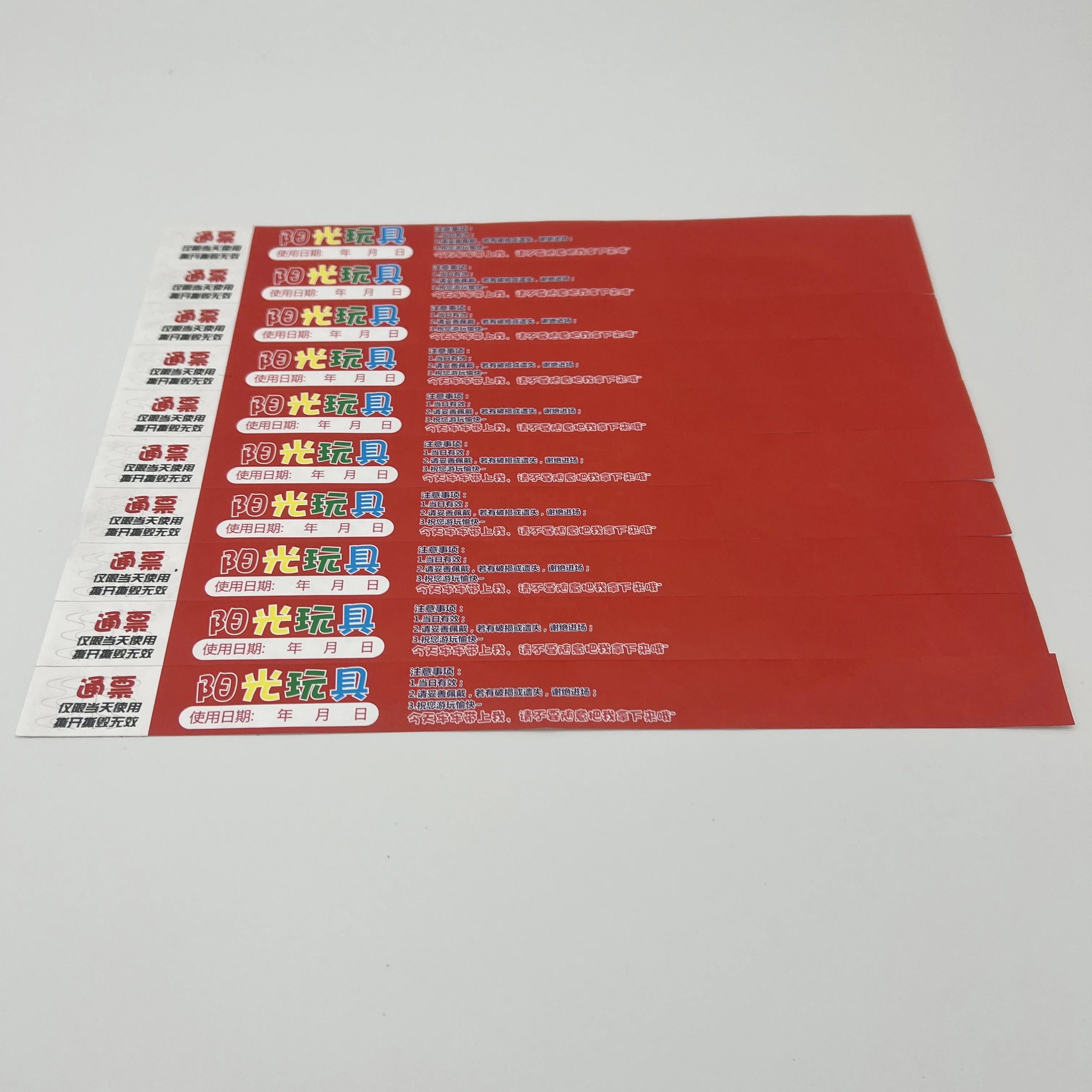 tyvek wristband disposable  waterproof customized manufactory