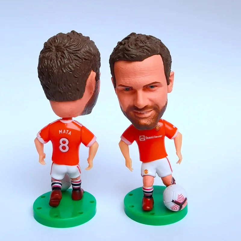 Red Devils PVC Figure Soccer Model 2021 season Ronaldo Pogba Best gift Figurine Team Stands