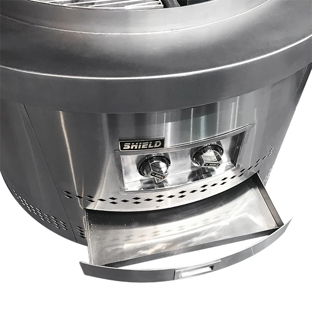 Gas grill rotating bbq grill