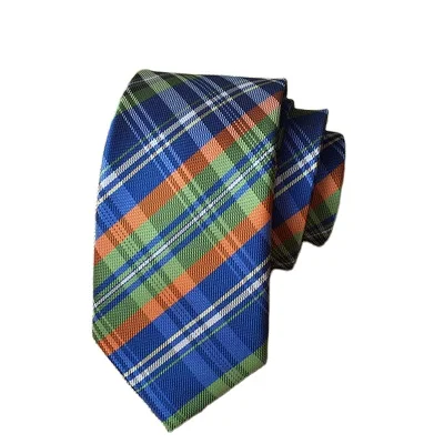 
Wholesales Ties015 New Business Professional Wedding Plaid Tie 6cm 