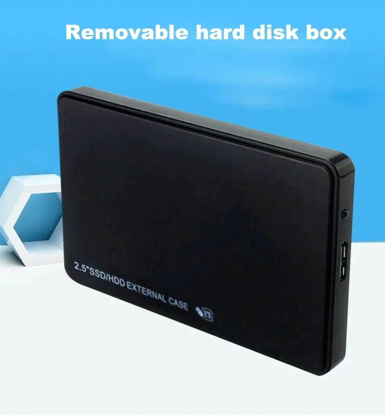 Высокоскоростной USB-3 0 пластиковый жесткий диск HDD корпус 2 5