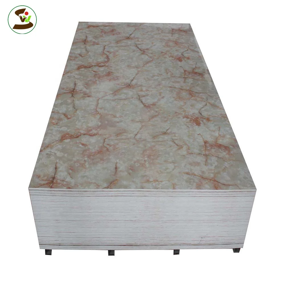 interior decorations plastic sheets pvc marble wall panelling for kitchen cabinet designs