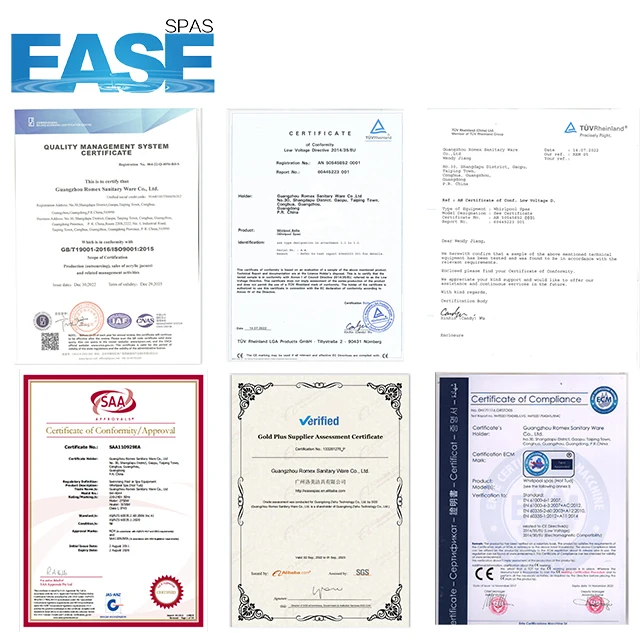 M-372D Factory Price Outdoor Massage Whirlpool Jacuzzzi Spa Tub