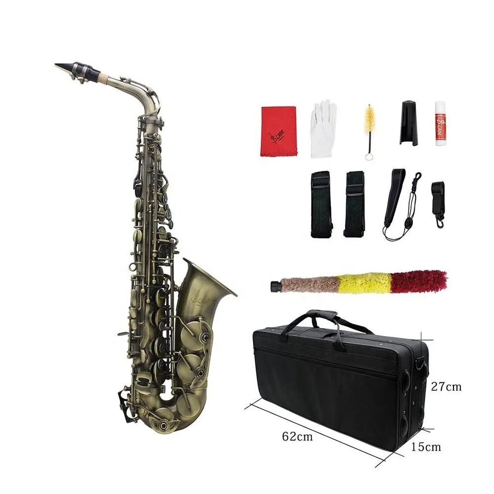 SEASOUND OEM Professional Vintage Alto Saxophone Woodwind Instrument JYAS102VG