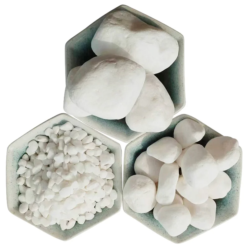 white decorative stones white gravel stones for yard