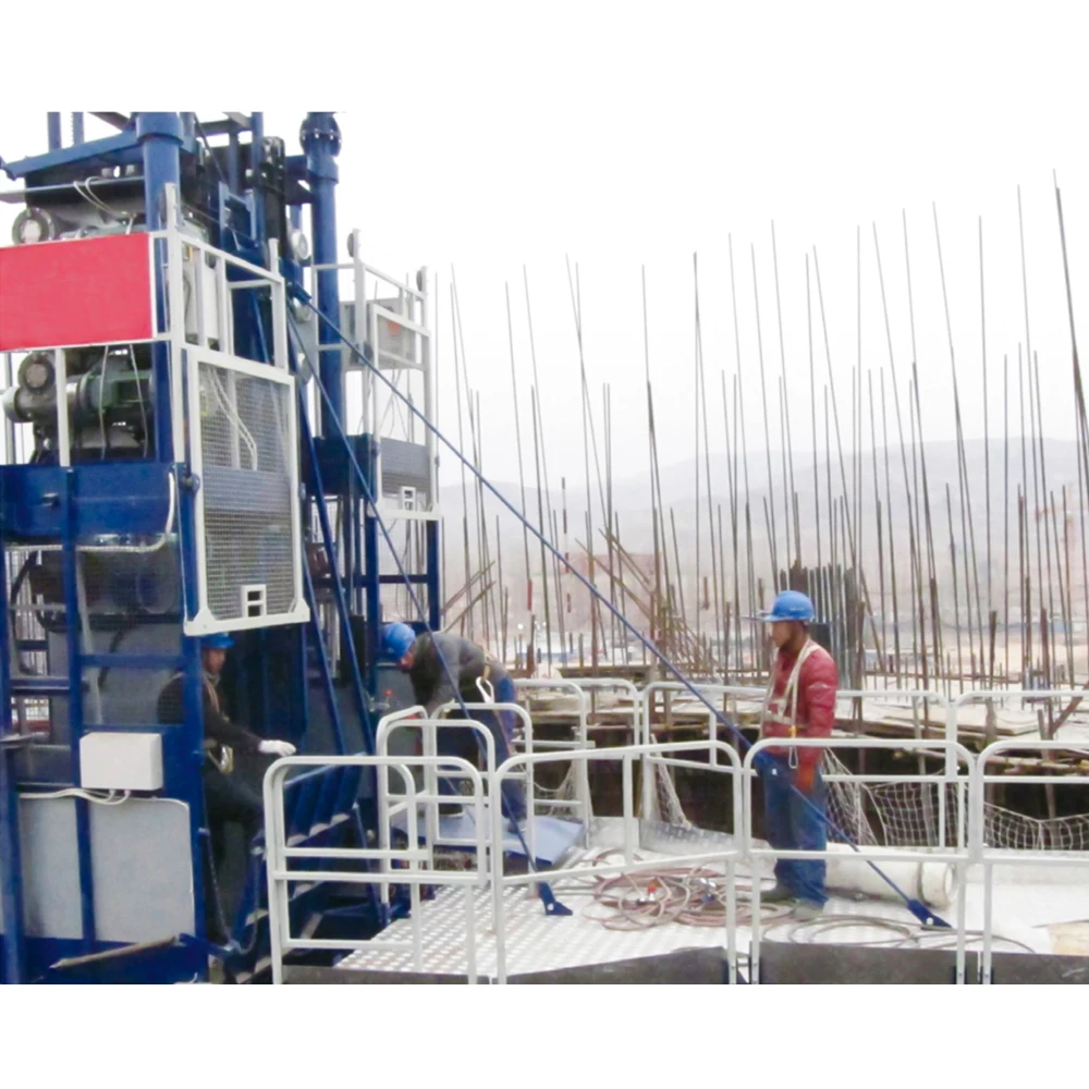 ZK Mini construction elevator with compact structure industrial hoist with CE and EAC certificate