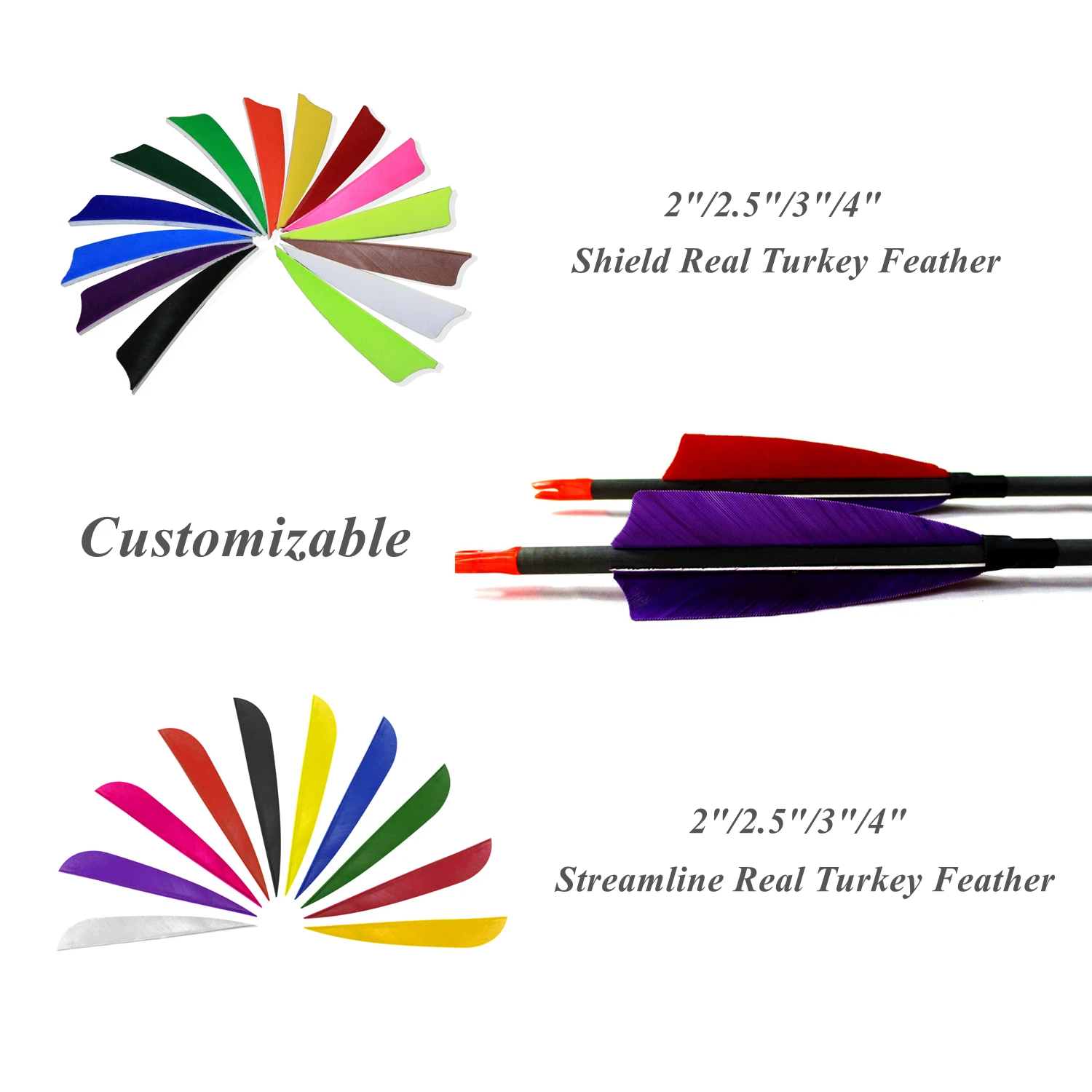 Customized Pure Carbon Fiber Arrows OEM/ODM 300-600 Spine Shafts Target Tips for Archery Outdoor Shooting