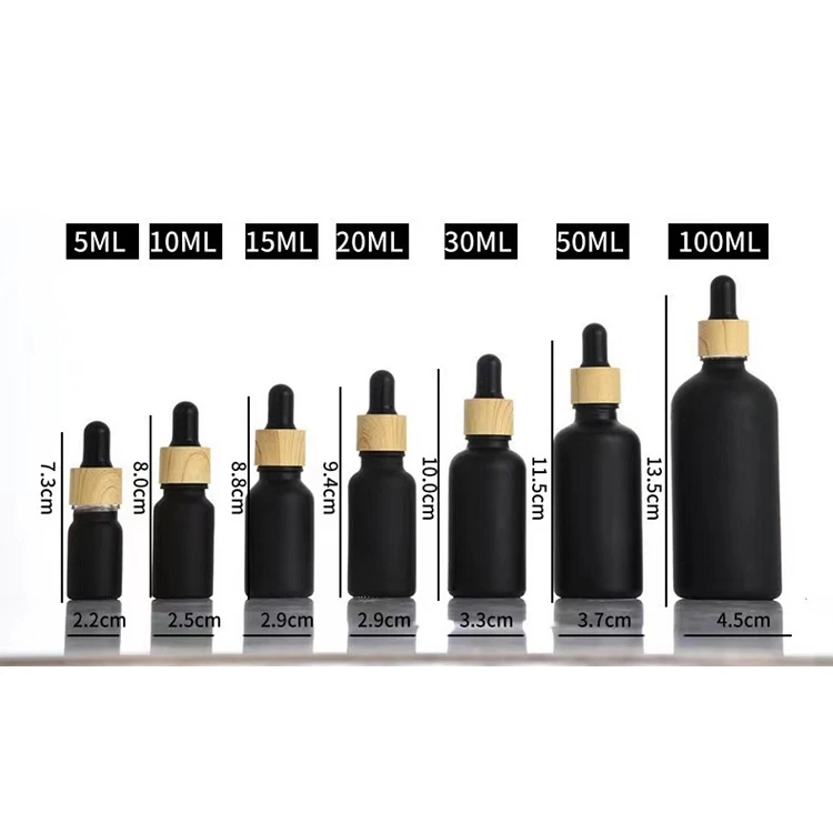 competitive price 10ml 30ml 50 ml 60 ml 100ml glass serum hair oil bottle with dropper pipette