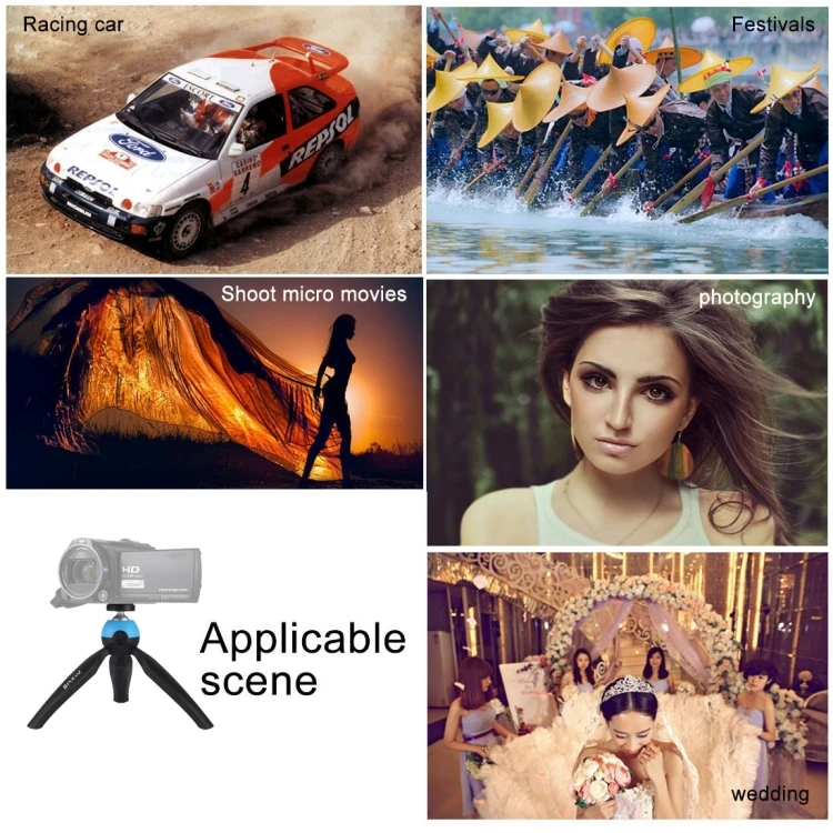 Горячая Распродажа PULUZ аксессуары для Камеры Настольный мини штатив с 360 градусной шаровой головкой смартфонов GoPro DSLR