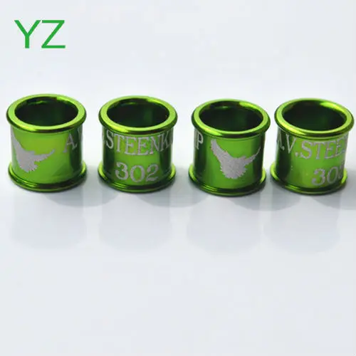 Newest Custom Birds leg Aluminium  pigeon Rings from China factory