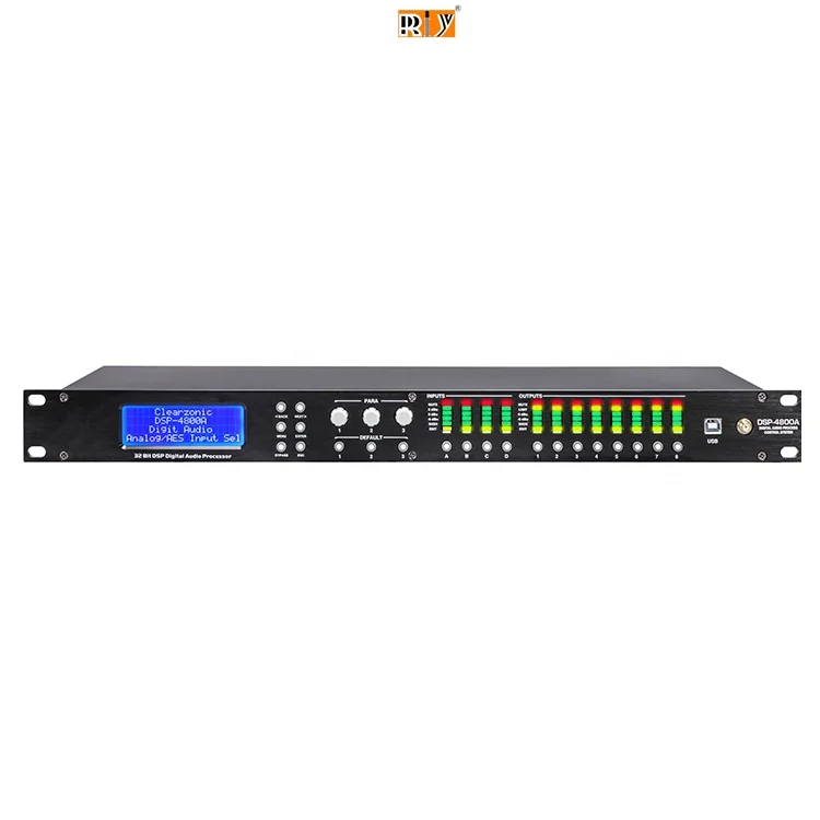 DSP-4800A Профессиональный Аудиопроцессор 4 в 8 из DSP функция WiFi DriveRack для линейного массива динамиков