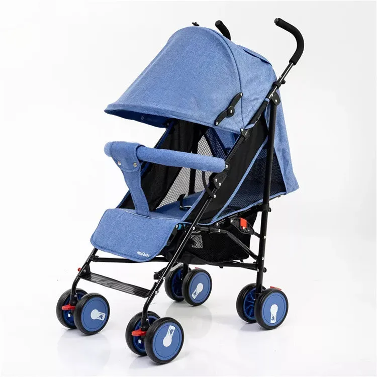 2024 cheap design baby umbrella foldable lightweight car for sale/Comfortable breathable linen seat cushion baby mini stroller