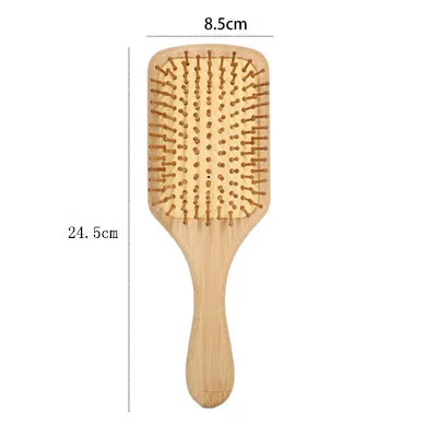 Natural Color Comb Hair Brush Bamboo Hairbrush