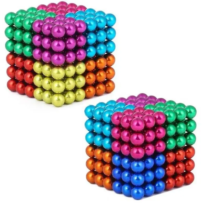 Hot toy magnetic ball with cube rainbow color magnetic material