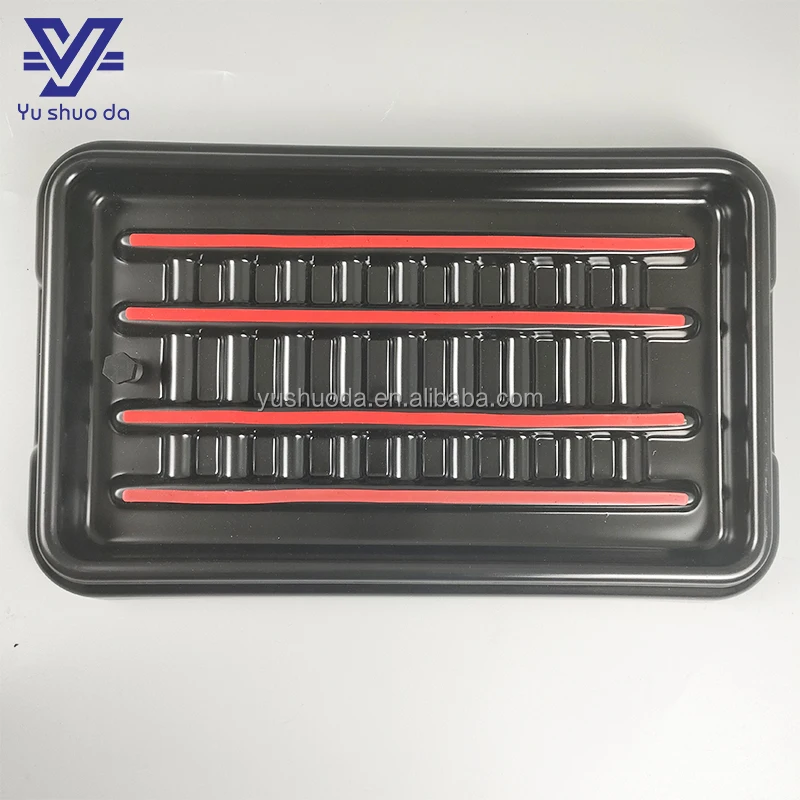 20-Slide IHC Microscope Glass Staining Tray Manual PC ABS Gel Material for Lab Use